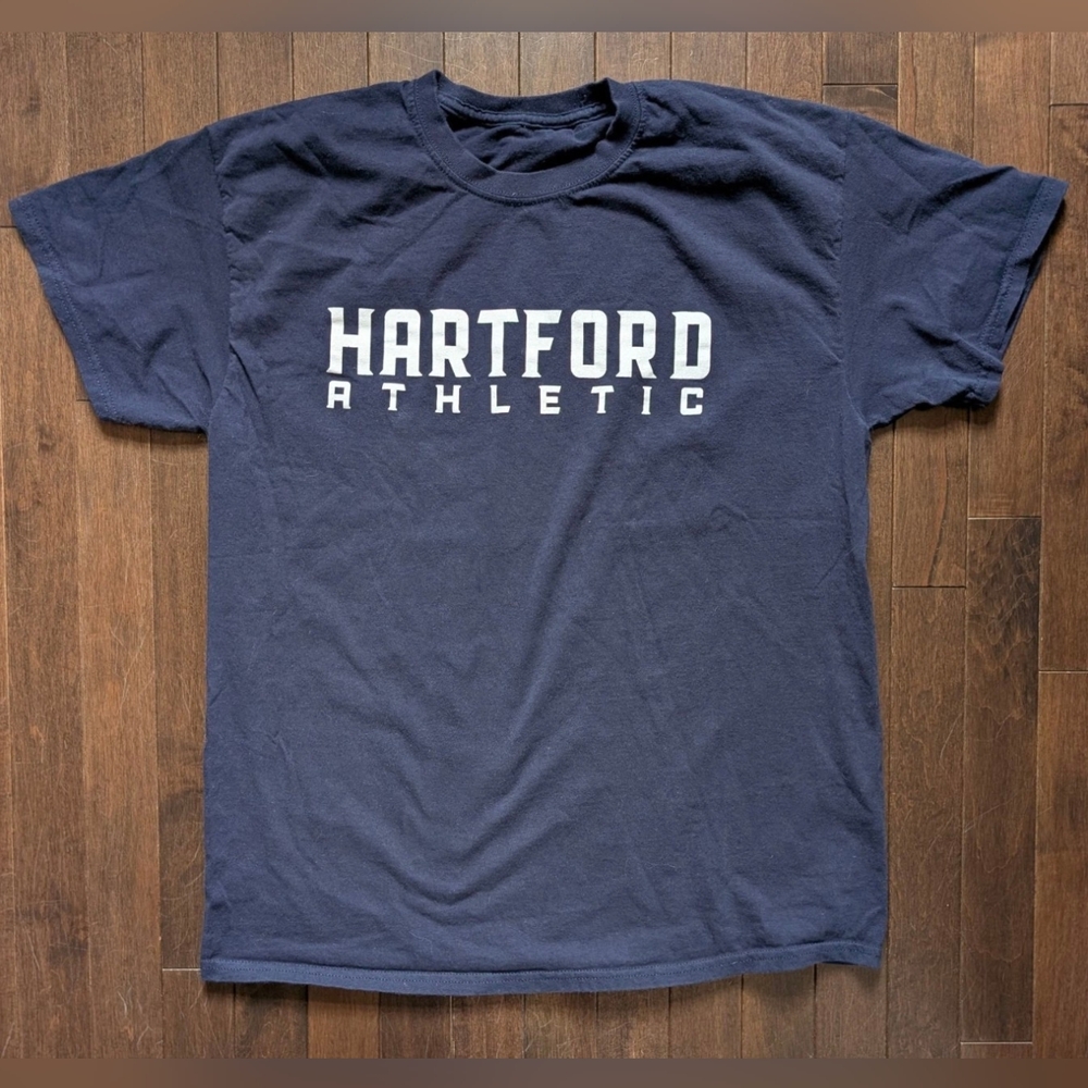 Navy Blue Men's Large Hartford Athletic T-Shirt